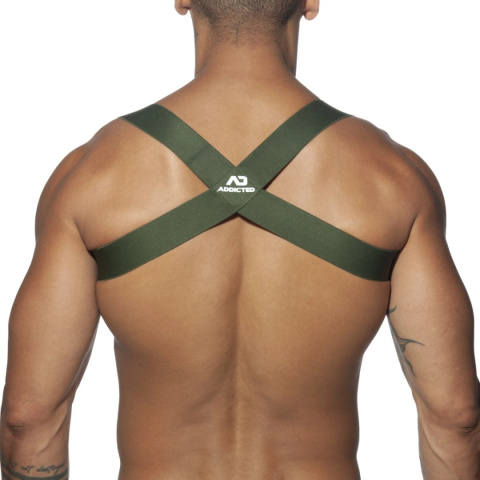 Addicted Harness elastyczny pajączek khaki