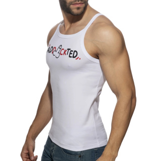 Addicted Tank top adDICKted biały W