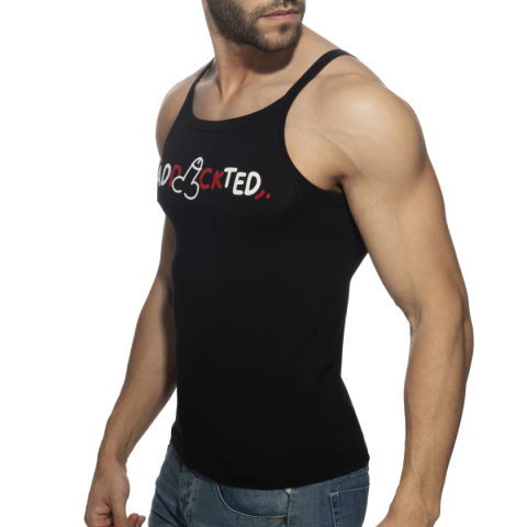 Addicted Tank top adDICKted czarny W