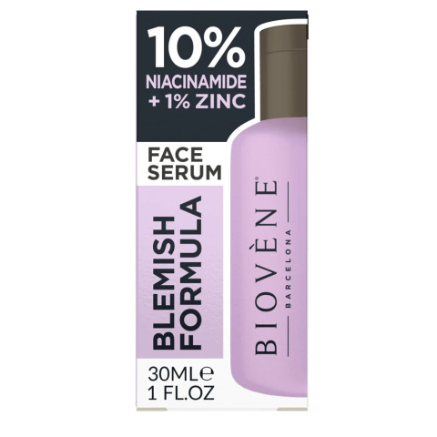 Biovène Barcelona Serum do twarzy przeciw przebarwieniom i porom z 10% niacynamidem i 1% cynkiem 30 ml