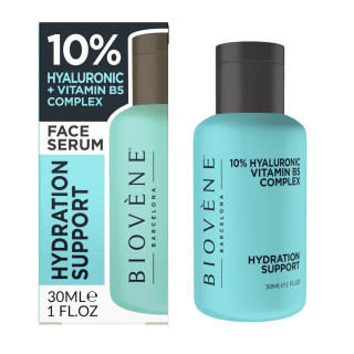 Biovène Barcelona Serum nawilżające z 10% kwasem hialuronowym, aloesem i witaminą B5 30 ml